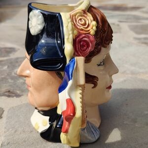 RARE Royal Doulton Napoleon & Josephine Jug 1985 Double Faced Jug